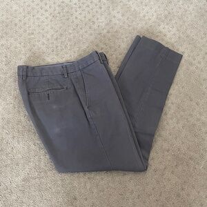 J. Crew Men’s Bowery Slim Pants - Gray, 30W x 30L